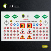Cargo Information plates set #2 - Decal for models