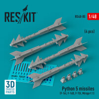 Python 5 missiles (4 pcs) (F-16I, F-16D, F-15I, Mirage...