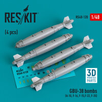 GBU-38 bombs (4 pcs) (A-10, F-16, F-15,F-22, F-35) (3D...
