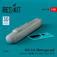 GPU-5/A 30mm gun pod (1 pcs) (A-4, A-7, AV-8B, F-4, F-5A,...
