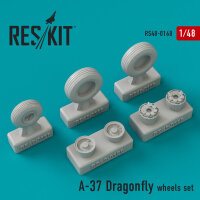 A-37 Dragonfly wheels set