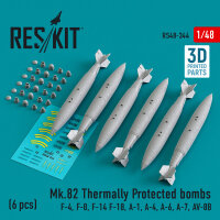 Mk.82 thermally protected bombs (6 pcs) (F-4, F-8, F-14...