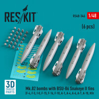 Mk.82 bombs with BSU-86 Snakeye II fins (6 pcs) (F-4,...