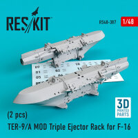 TER-9/A MOD Triple Ejector Rack for F-16 (2 pcs) (3D...