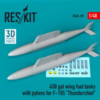 450 gal wing fuel tanks with pylons for F-105...