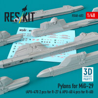 Pylons for MiG-29 (APU-470 2 pcs for R-27 & APU-60 4...