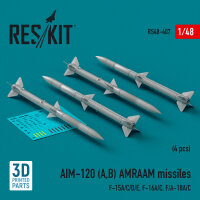 AIM-120 (A,B) AMRAAM missiles (4 pcs) (F-15A/C/D/E,...