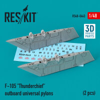F-105 Thunderchief outboard universal pylons (2 pcs) (3D...