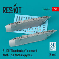 F-105 Thunderchief outboard AGM-12 & AGM-45 pylons (2...