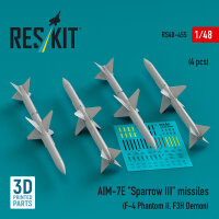 AIM-7E Sparrow III missiles (4 pcs) (F-4 Phantom II, F3H...