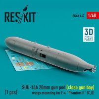 SUU-16A 20mm gun pod (close gun bay) wings mounting for...