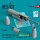 SUU-16A 20mm gun pod (open gun bay) wings mounting for F-4 Phantom II (C,D) (1 pcs) (3D Printed)