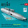 SUU-16A 20mm gun pod (close gun bay) with centerline pylon for F-4 Phantom II (C,D) (1 pcs) (3D Printed)