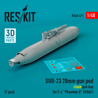 SUU-23 20mm gun pod (close gun bay) for F-4 Phantom II...