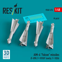 AIM-4 Falcon missiles (4 pcs) (F-89H, F-101B/F (early),...