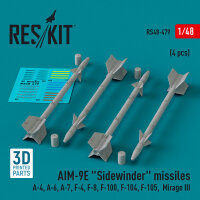AIM-9E Sidewinder missiles (4 pcs) (A-4, A-6, A-7, F-4,...
