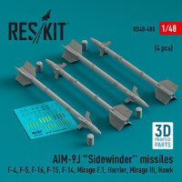 AIM-9J Sidewinder missiles (4 pcs) (F-4, F-5, F-16, F-15,...