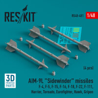 AIM-9L Sidewinder missiles (4 pcs) (F-4, F-5, F-15, F-16,...