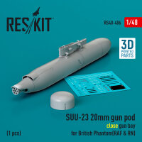 SUU-23 20mm gun pod (close gun bay) for British Phantom...