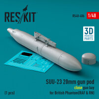 SUU-23 20mm gun pod (close gun bay) for British Phantom...