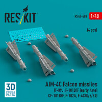 AIM-4C Falcon missiles (F-89J, F-101B/F (early, late),...