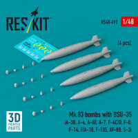 Mk.83 bombs with BSU-35 (4 pcs) (A-3B, A-4, A-6E, A-7,...