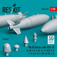 Mk.83 bombs with BSU-35 (4 pcs) (A-3B, A-4, A-6E, A-7,...