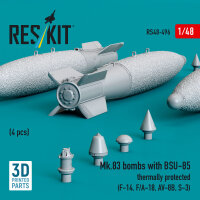 Mk.83 bombs with BSU-85 thermally protected (4 pcs)...