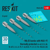 Mk.83 bombs with MAU-91 thermally protected (4 pcs)...