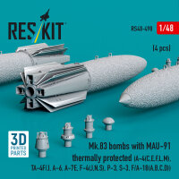 Mk.83 bombs with MAU-91 thermally protected (4 pcs)...