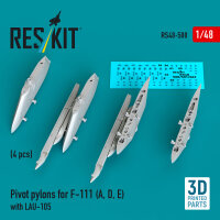 Pivot pylons for F-111 (A, D, E) with LAU-105 (4 pcs) (3D...