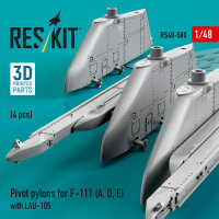Pivot pylons for F-111 (A, D, E) with LAU-105 (4 pcs) (3D...