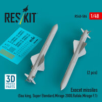 Exocet missiles (2 pcs) (Sea King, Super Etendard, Mirage...