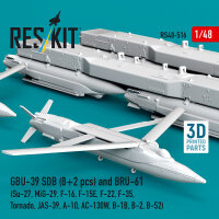 GBU-39 SDB (8 pcs) and BRU-61 (2 pcs) (Su-27, MiG-29,...