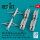 GBU-39 SDB (8 pcs) and BRU-61 (2 pcs) (Su-27, MiG-29, F-16, F-15E, F-22, F-35, Tornado, JAS-39, A-10, AC-130W, B-1B, B-2, B-52) (3D Printed)