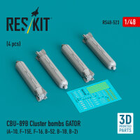 CBU-89B cluster bombs GATOR (4 pcs) (A-10, F-15E, F-16,...