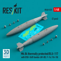 Mk.84 thermally protected/BLU-117 with BSU-36/B bombs (2...