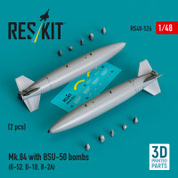 Mk.84 with BSU-50 bombs (2 pcs) (B-52, B-1B, B-2A) (3D...