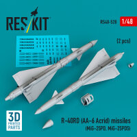 R-40RD (AA-6 Acrid) missiles (2 pcs) (MiG-25PD,...