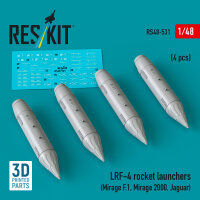 LRF-4 rocket launchers (4 pcs) (Mirage F.1, Mirage 2000,...