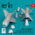 AGM-62 Walleye I ER missiles (2 pcs) with AN/AWG-16 data link pod (1 pcs) (A-4, A-6, A-7, F-4, F/A-18) (3D Printed)
