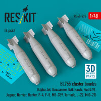 BL755 cluster bombs (4 pcs) (Alpha Jet, Buccaneer, BAE...