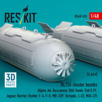 BL755 cluster bombs (4 pcs) (Alpha Jet, Buccaneer, BAE...