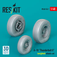 A-10 Thunderbolt II (weighted) wheels set (3D Printed)