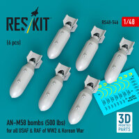 AN-M58 bombs (6 pcs) (500 lbs) for all USAF & RAF of...