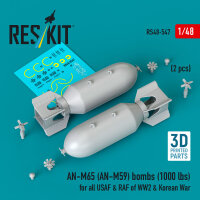 AN-M65 (AN-M59) bombs (2 pcs) (1000 lbs) for all USAF...