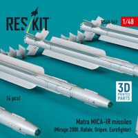 Matra MICA-IR missiles (4 pcs) (Mirage 2000, Rafale,...