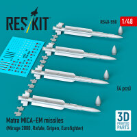 Matra MICA-EM missiles (4 pcs) (Mirage 2000, Rafale,...