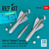 AGM-62 Walleye I missiles (2 pcs) with AN/AWG-16 data...