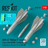 AGM-62 Walleye II missiles (2 pcs) with AN/AWG-16 data...